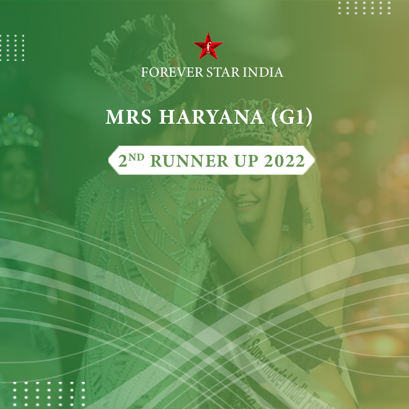 Mrs Haryana 2022 Shilpa 2nd Runner Up (G-1)