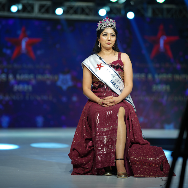 Mrs India 2021 Runner Up Hinal Shah Jain