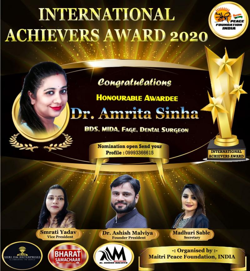 Dr Amrita Sinha