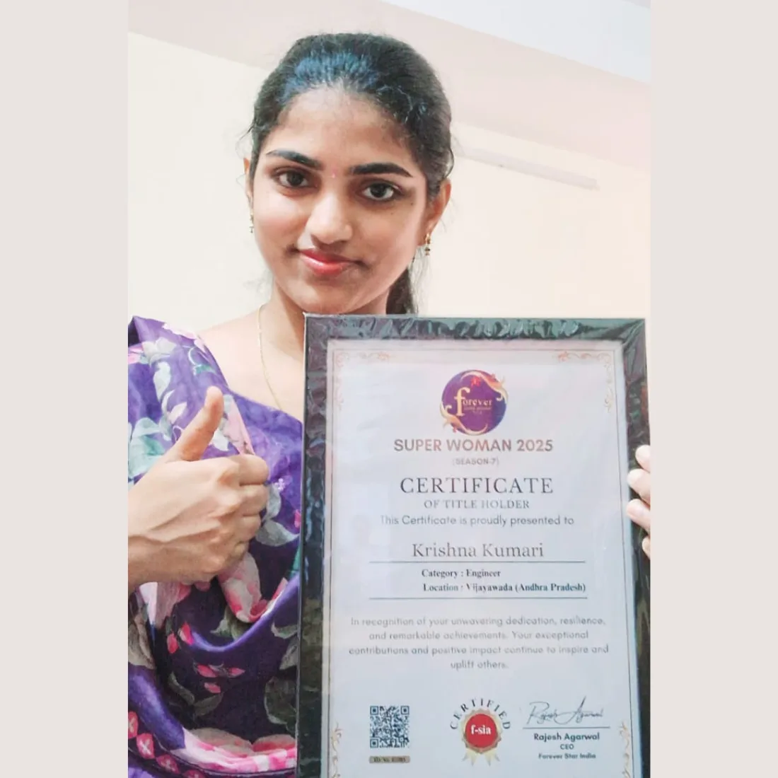 Krishna Kumari Recognized for Transforming India's Infrastructure Landscape - SP Times