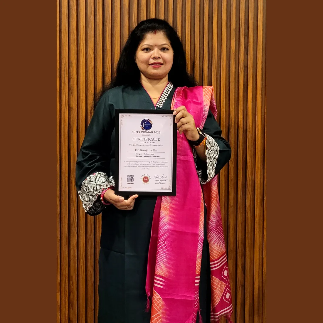 Woman on a Mission: Dr. Ranjana Jha’s Rise from Rural Roots to National Recognition - Jaipur-Mirror