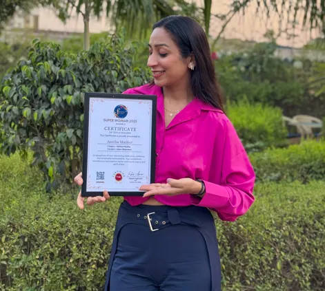 Forever Star India Felicitates Aastha Mathur for Excellence in Spiritual Healing - Sangri Times English