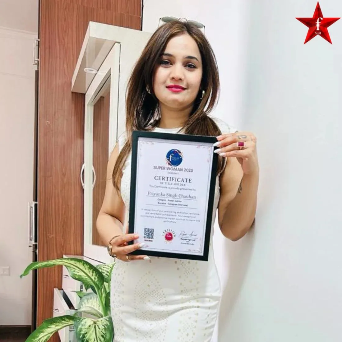 TEDx Speaker Priyanka Singh Chauhan Wins Super Woman 2025 Title - India Dazzle